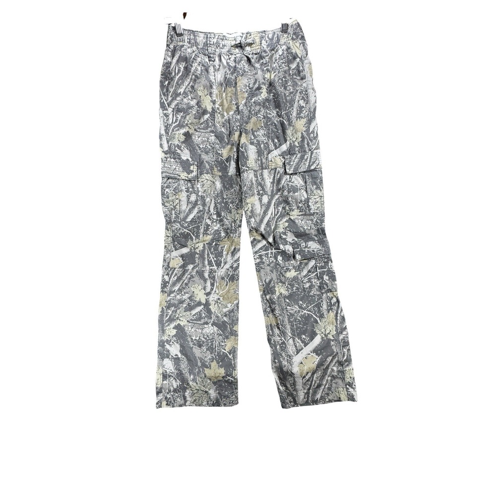 Abercrombie Kids Camo Cargo Pants Size 13/14 Regular Drawstring Waist